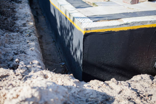 Residential Foundation Crack Repair installation at a Staunton, IN home by SJ Waterproofing Pros
